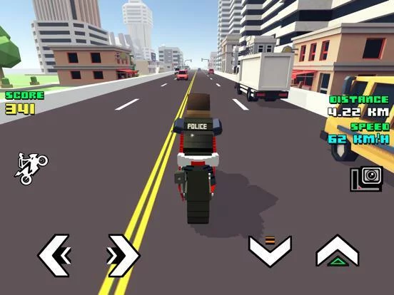 Изображение игры: Blocky Moto Racing