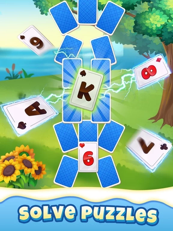 Изображение игры: Farm Story Solitaire Tripeaks