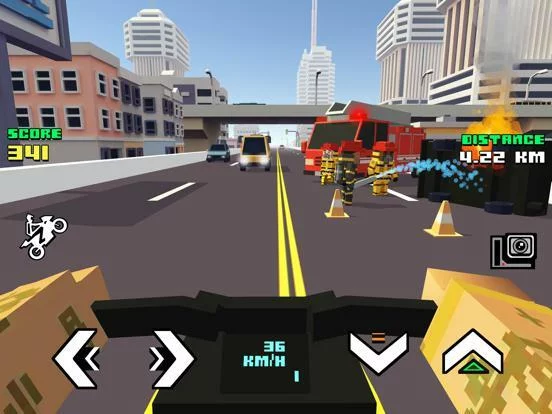 Изображение игры: Blocky Moto Racing