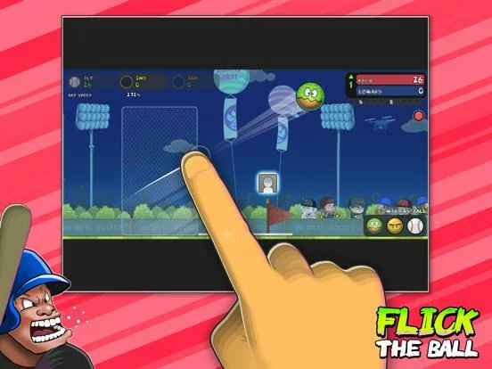 Изображение игры: Flick Home Run! DUEL