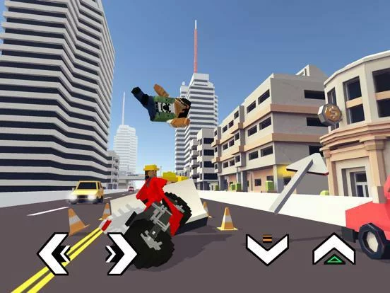 Изображение игры: Blocky Moto Racing