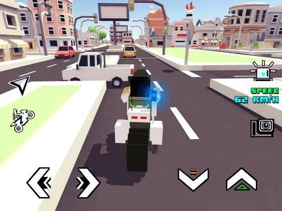 Изображение игры: Blocky Moto Racing
