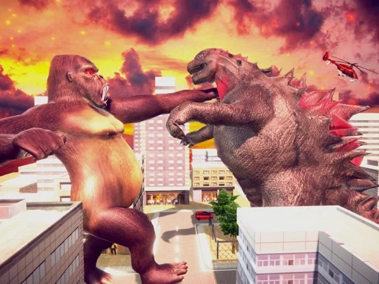 Изображение игры: Godzilla vs Kong-Kaiju Rampage