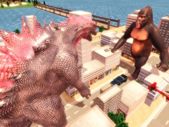 Изображение игры: Godzilla vs Kong-Kaiju Rampage
