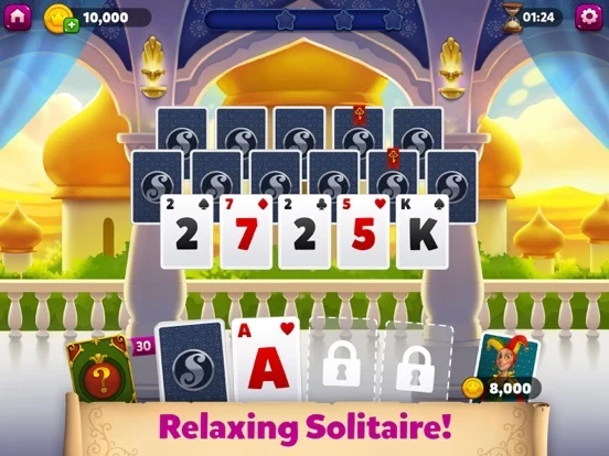 Изображение игры: Solitaire Heaven - TriPeaks