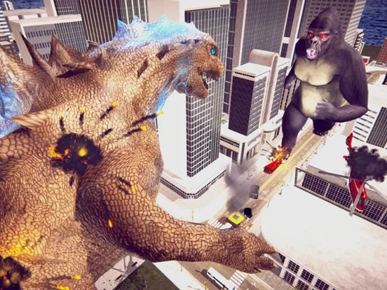 Изображение игры: Godzilla vs kong: Kaiju Rush
