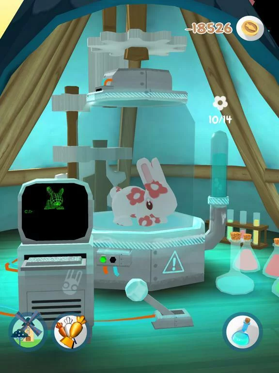 Изображение игры: Bunniiies: The Love Rabbit