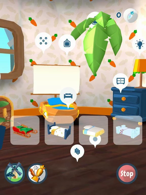 Изображение игры: Bunniiies: The Love Rabbit