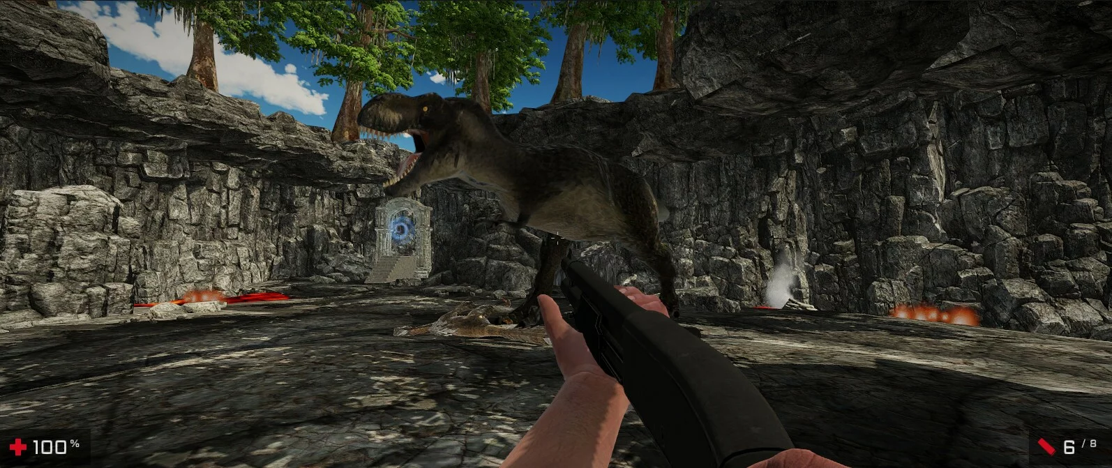 Изображение игры: Jurassic Extinction