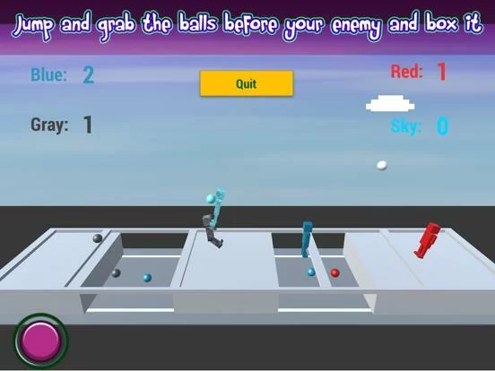 Изображение игры: Block Cubic Party Sports Physics - Soccer & Tennis