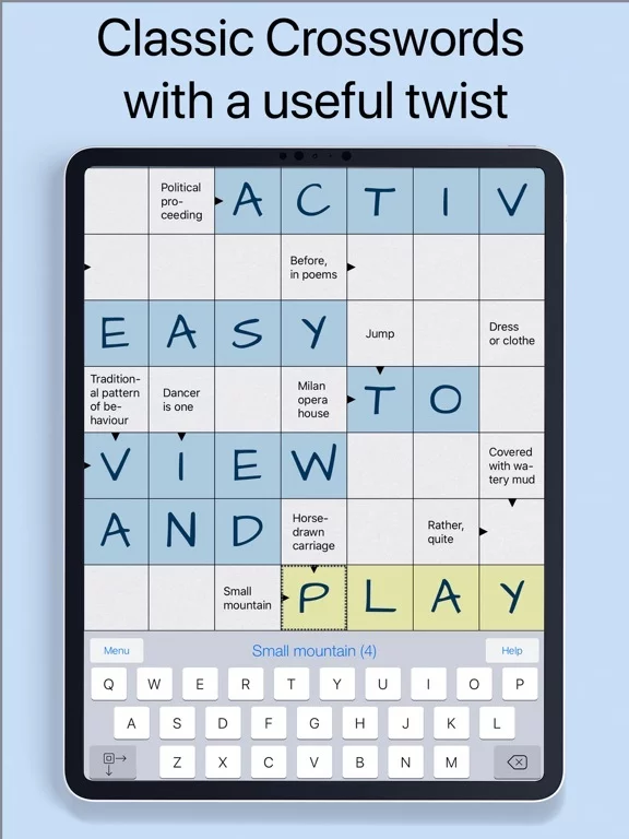 Изображение игры: Crossword. A smart puzzle game