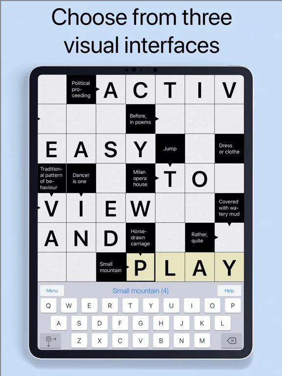 Изображение игры: Crossword. A smart puzzle game