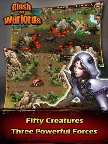 Изображение игры: Clash Warlords