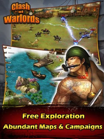 Изображение игры: Clash Warlords