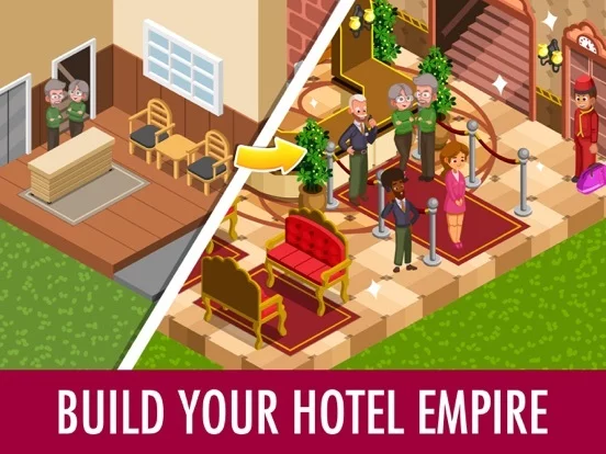 Изображение игры: Hotel Tycoon Empire: Idle Game