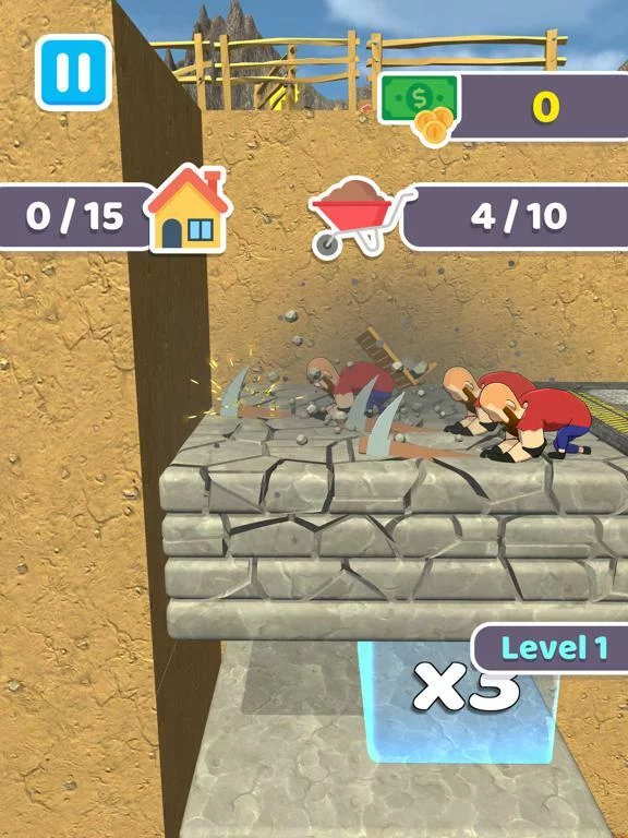 Изображение игры: Block Breaker Miner