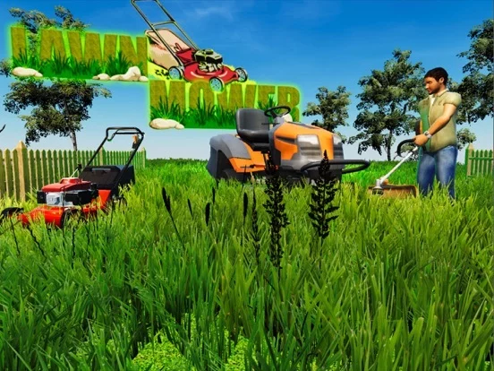 Изображение игры: Lawn Mower Simulator 2021
