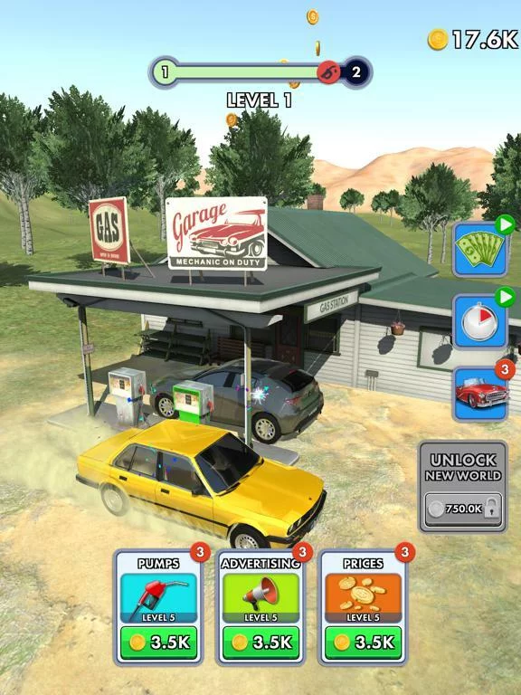 Изображение игры: Idle Gas Station!
