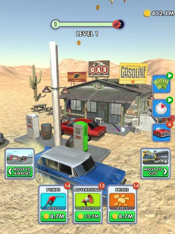 Изображение игры: Idle Gas Station!