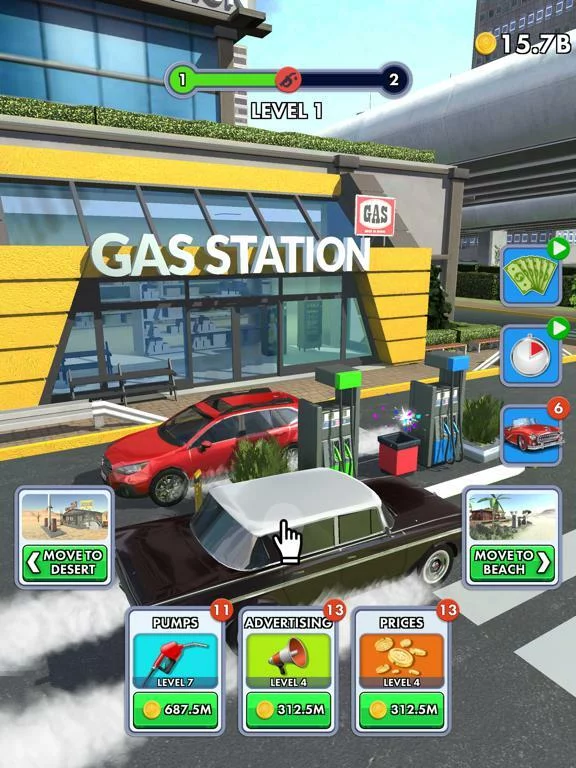 Изображение игры: Idle Gas Station!
