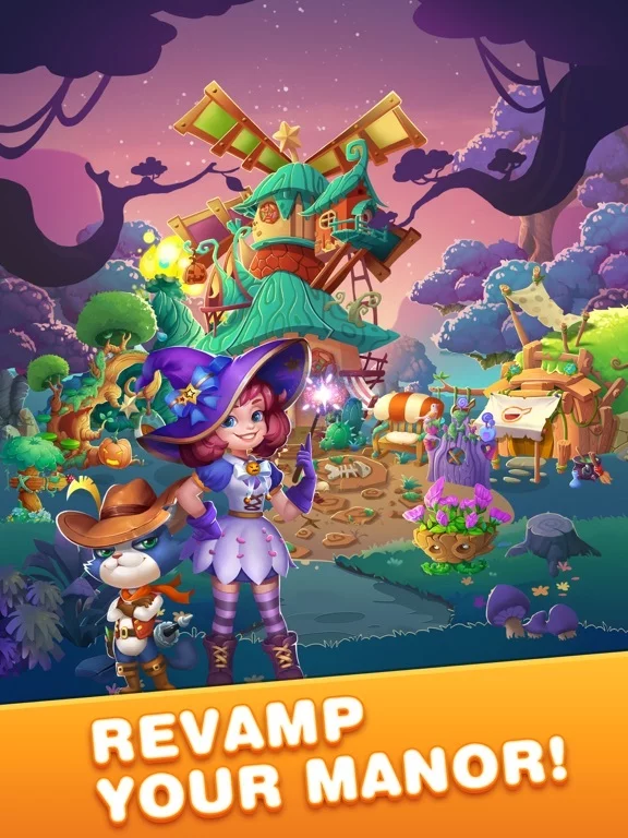 Изображение игры: Mahjong Tour: Witch Tales