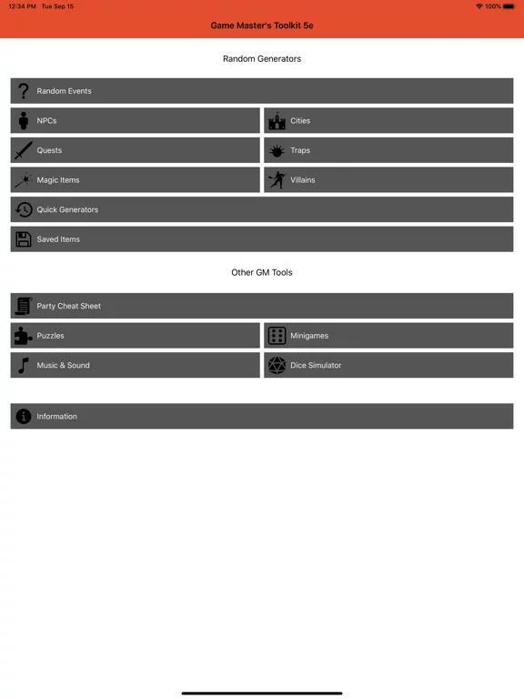 Изображение игры: Game Master's Toolkit 5e