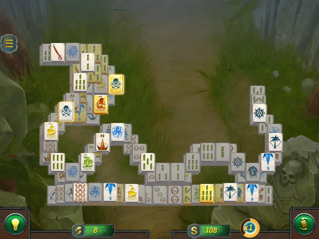 Изображение игры: Mahjong Gold 2. Pirates Island