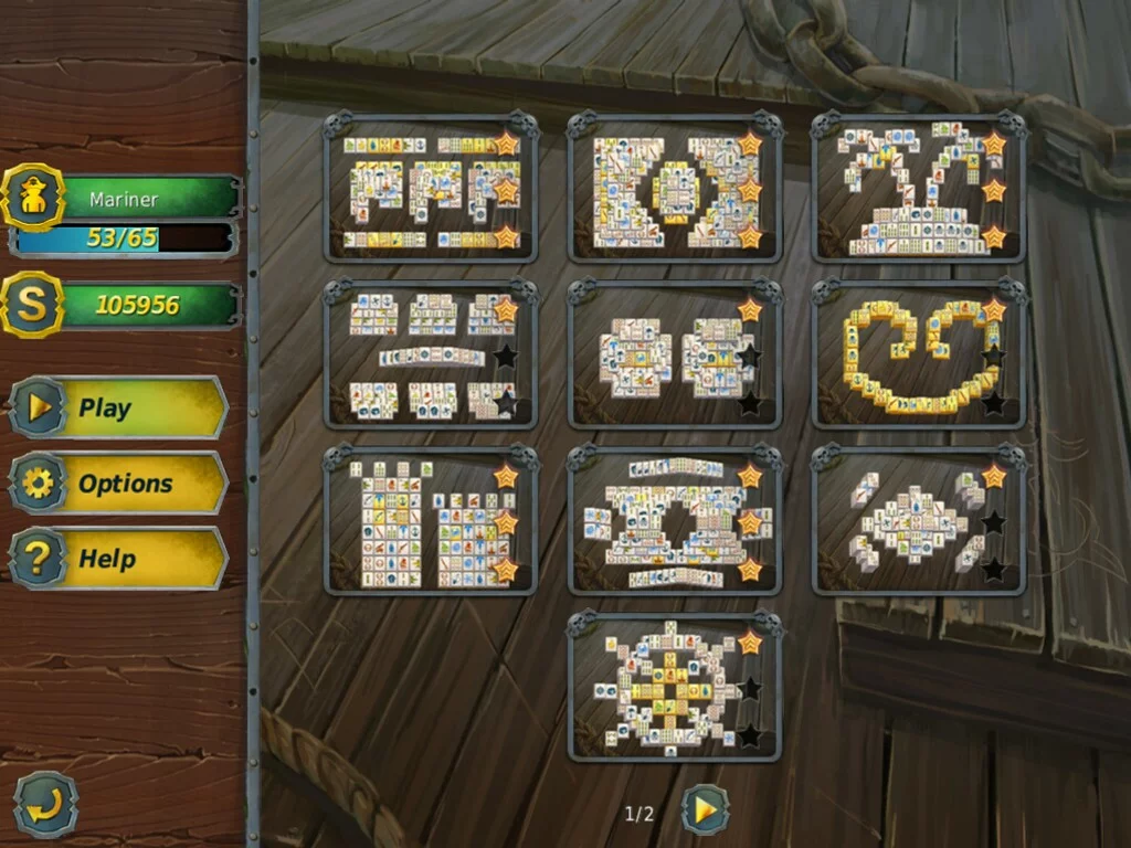 Изображение игры: Mahjong Gold 2. Pirates Island