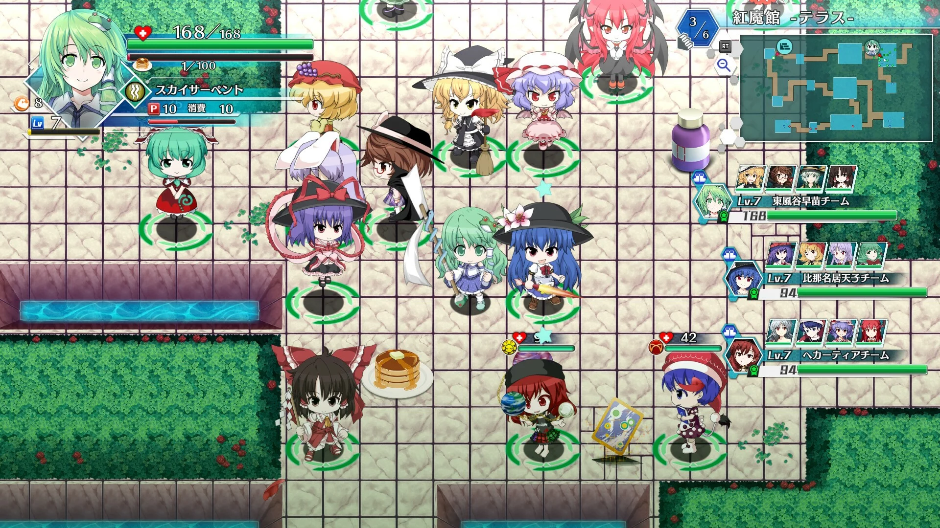 Изображение игры: Touhou Genso Wanderer -Lotus Labyrinth R