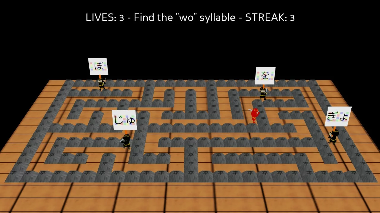 Изображение игры: Hiragana Katakana Ninja