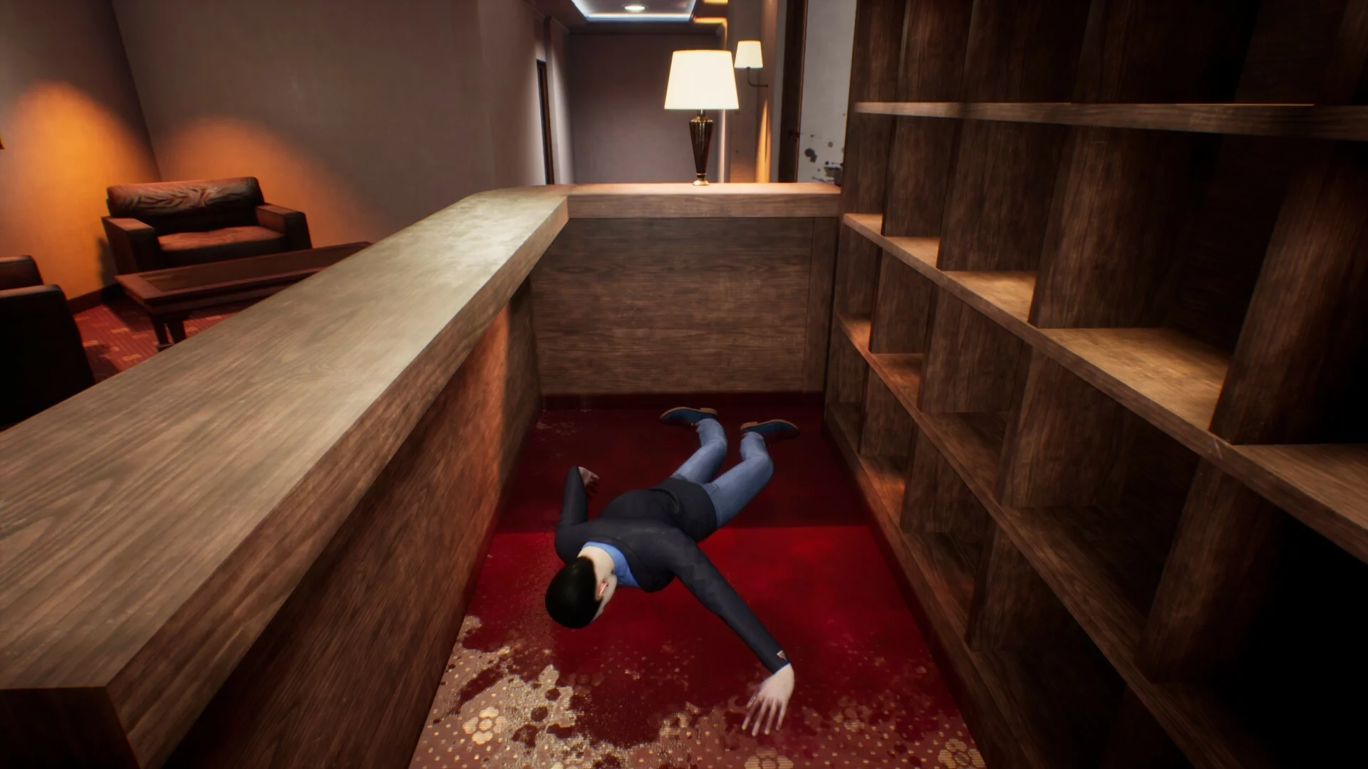 Изображение игры: scary hotel