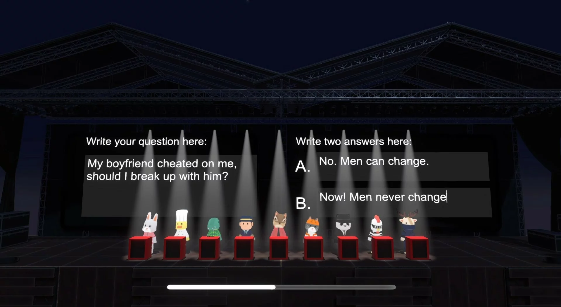 Изображение игры: Answer Me
