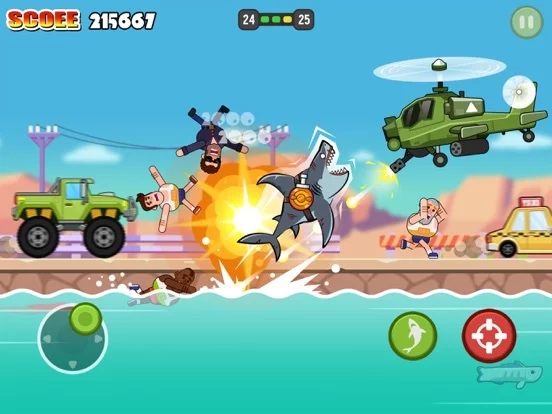 Изображение игры: Shark Bounce