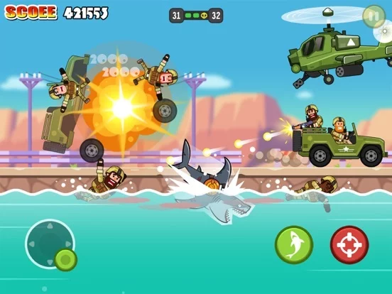 Изображение игры: Shark Bounce