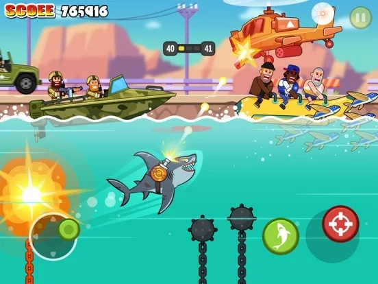 Изображение игры: Shark Bounce