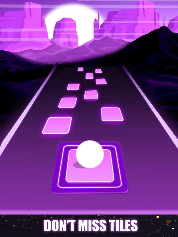 Изображение игры: Magical Tiles Hop Ball 3d