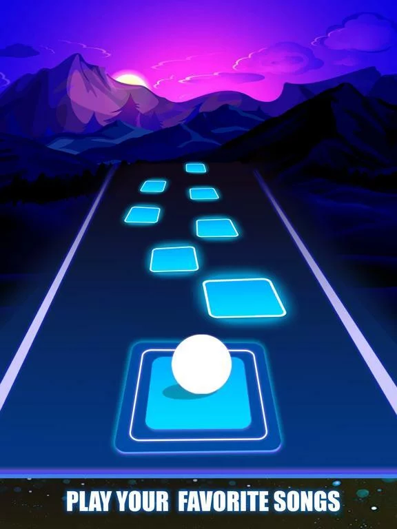 Изображение игры: Magical Tiles Hop Ball 3d