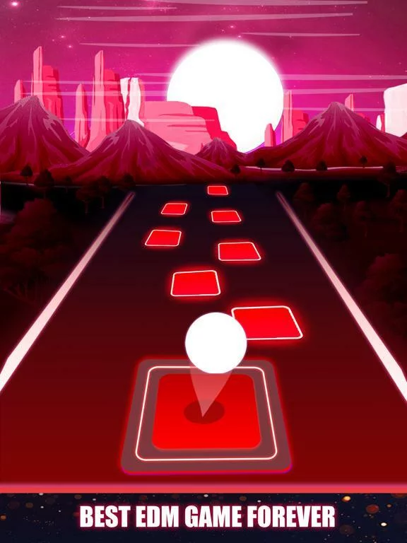Изображение игры: Magical Tiles Hop Ball 3d
