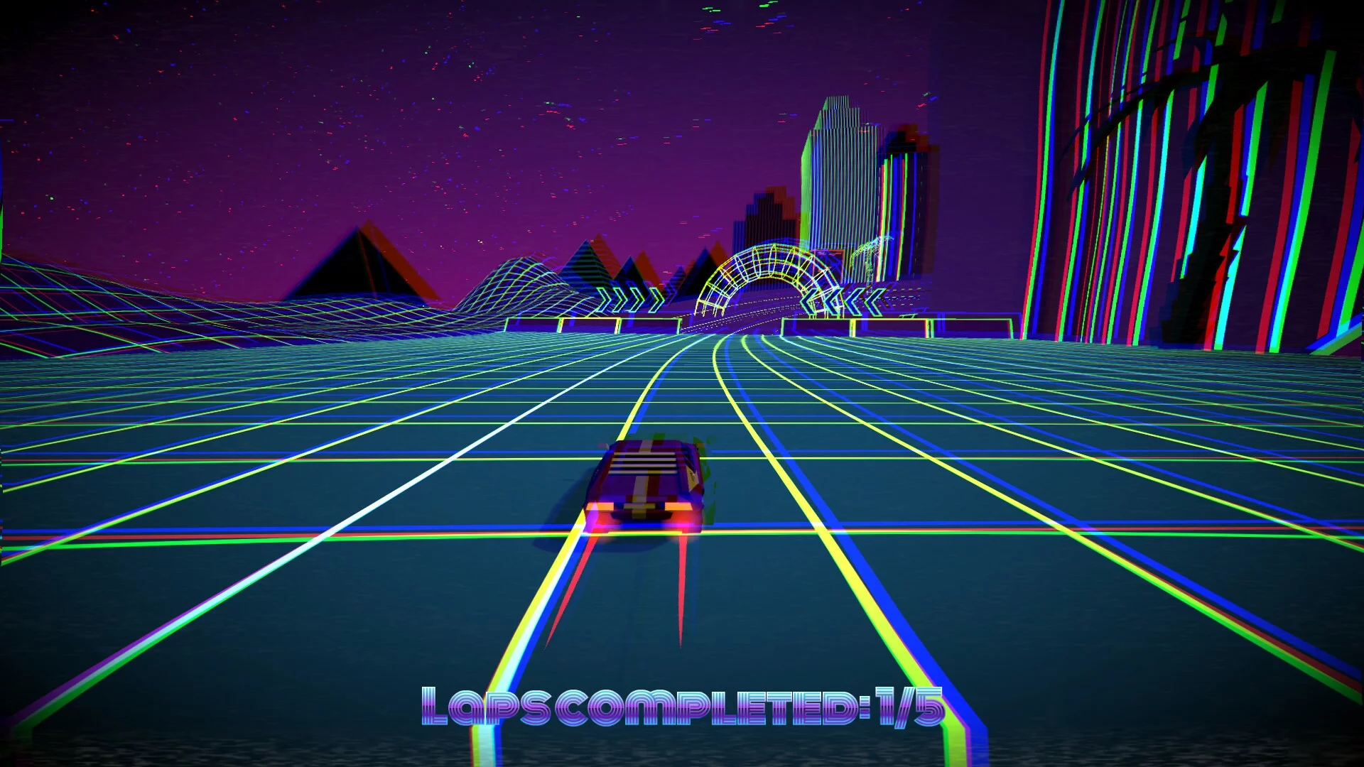 Изображение игры: Retro Racer