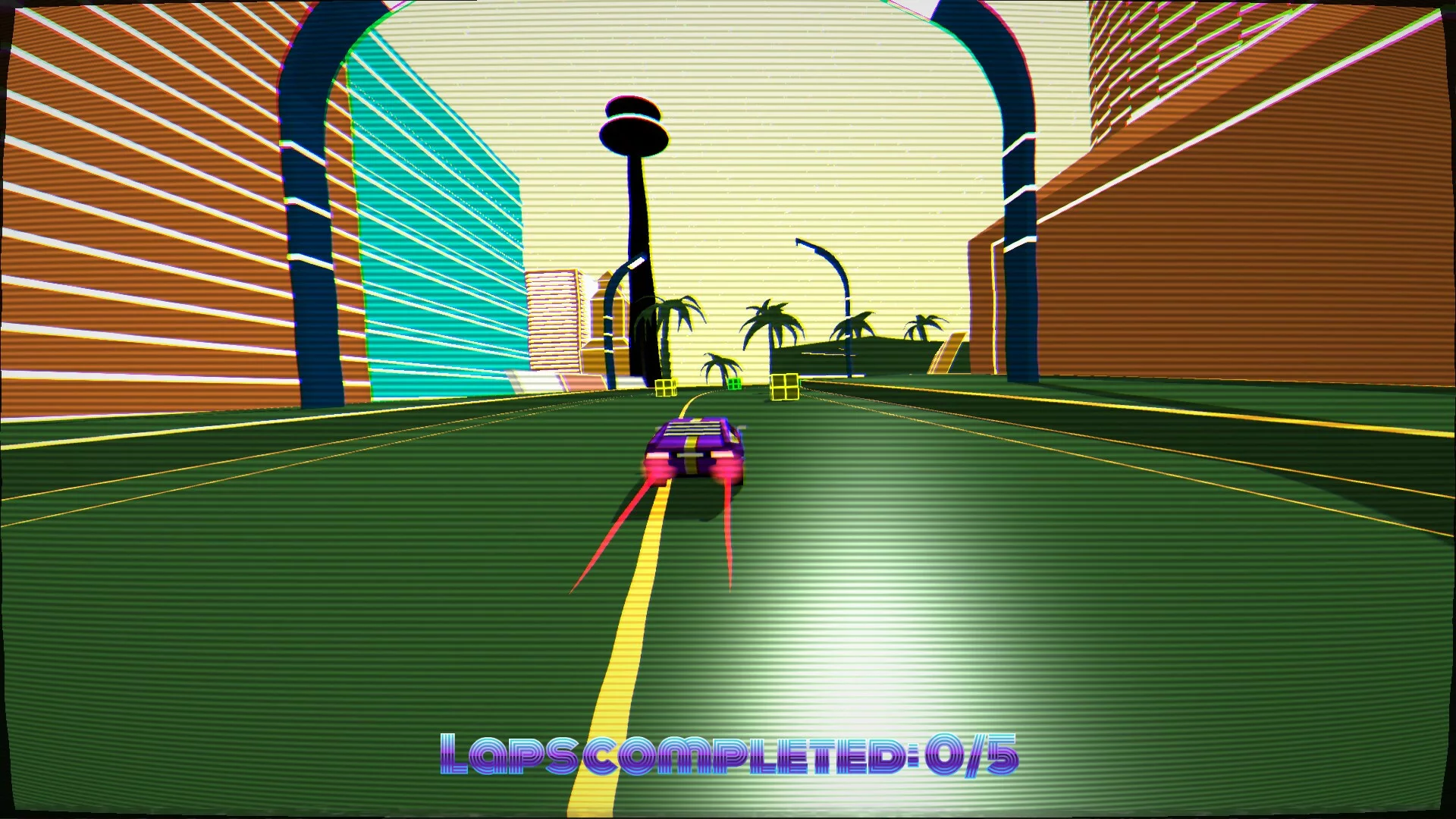 Изображение игры: Retro Racer