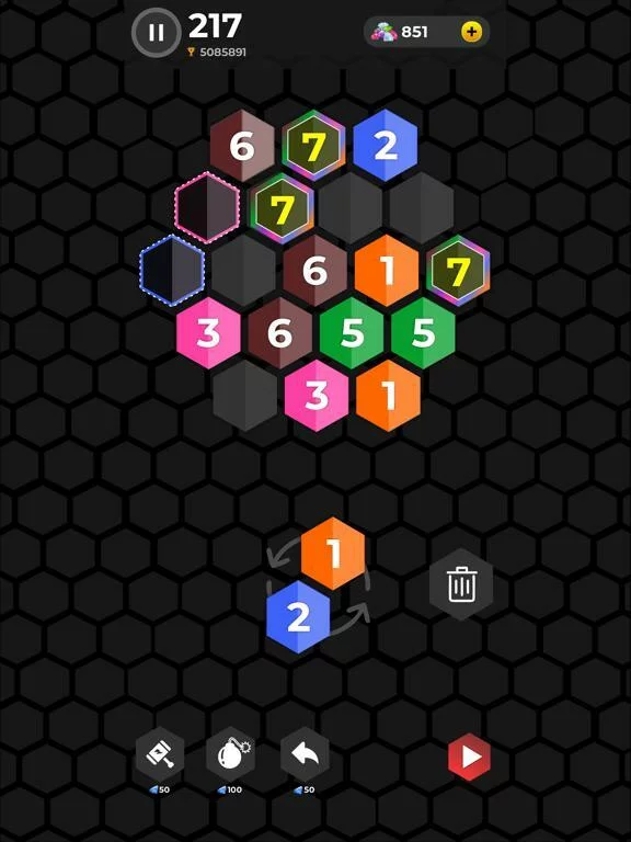 Изображение игры: X7 Blocks - Merge Puzzle