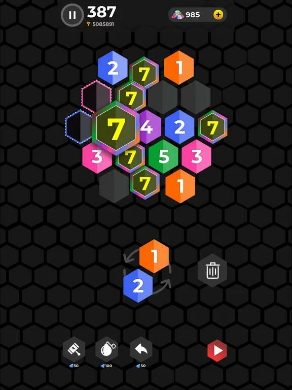 Изображение игры: X7 Blocks - Merge Puzzle