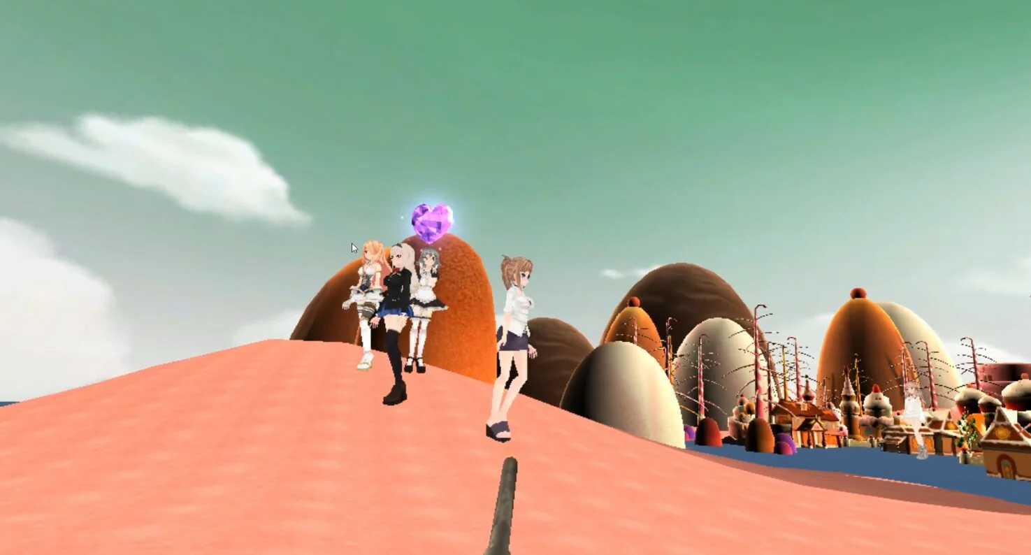 Изображение игры: VR cute tanks: Girls and Dinosaurs