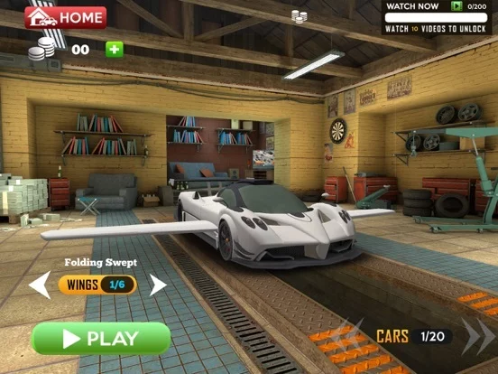 Изображение игры: Flying Car Games: Flight Sim
