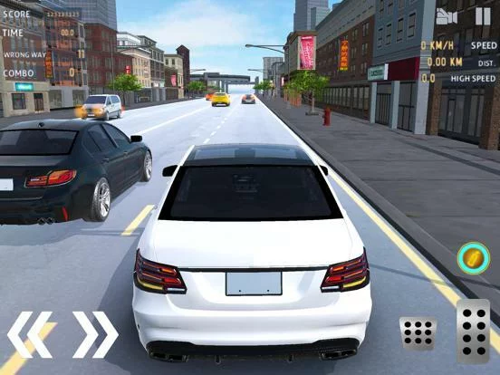 Изображение игры: Driving in Car Racing 2021