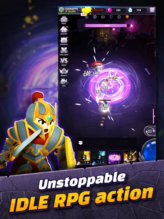 Изображение игры: AFK Dungeon: Idle Action RPG