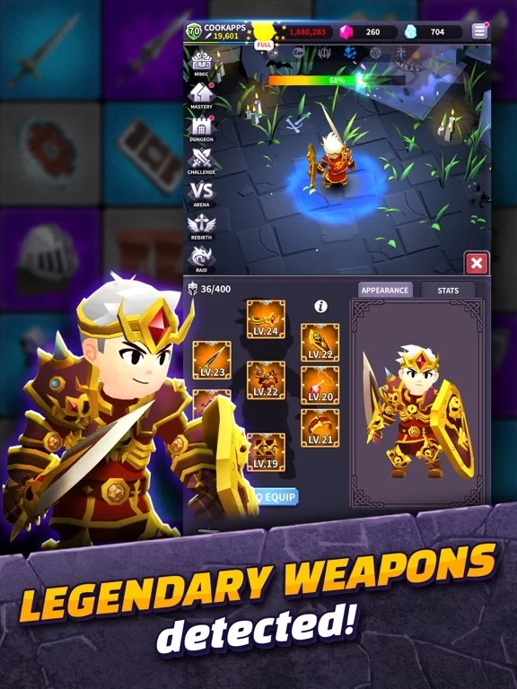 Изображение игры: AFK Dungeon: Idle Action RPG