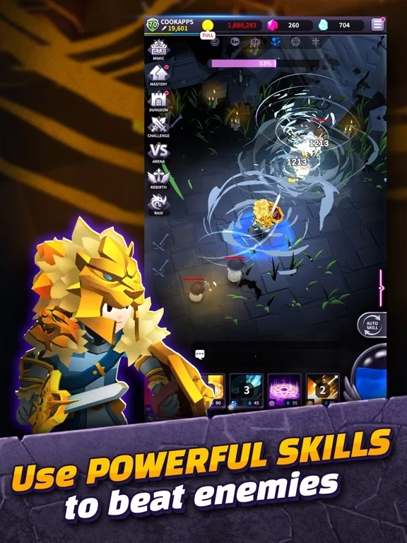 Изображение игры: AFK Dungeon: Idle Action RPG