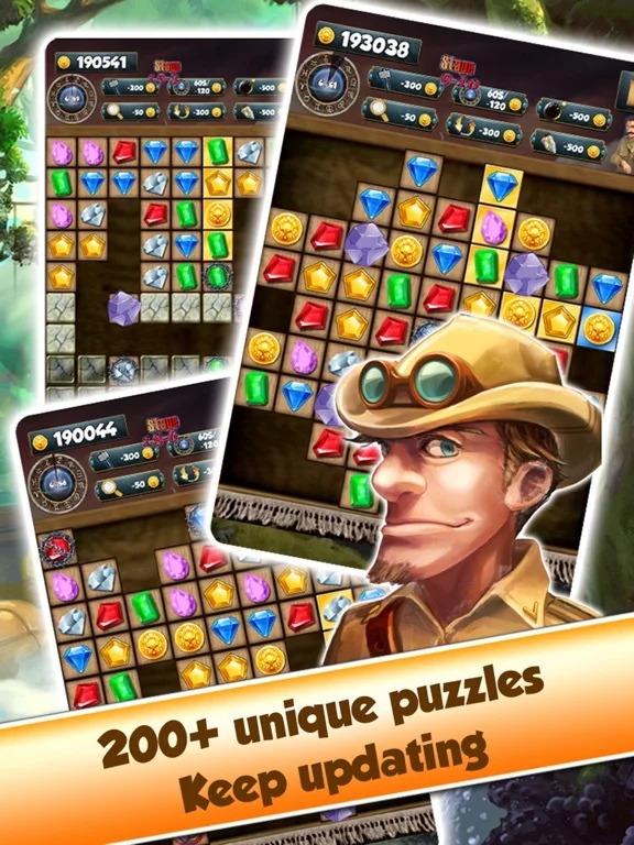 Изображение игры: Jewel Games Quest 2 - Match 3#
