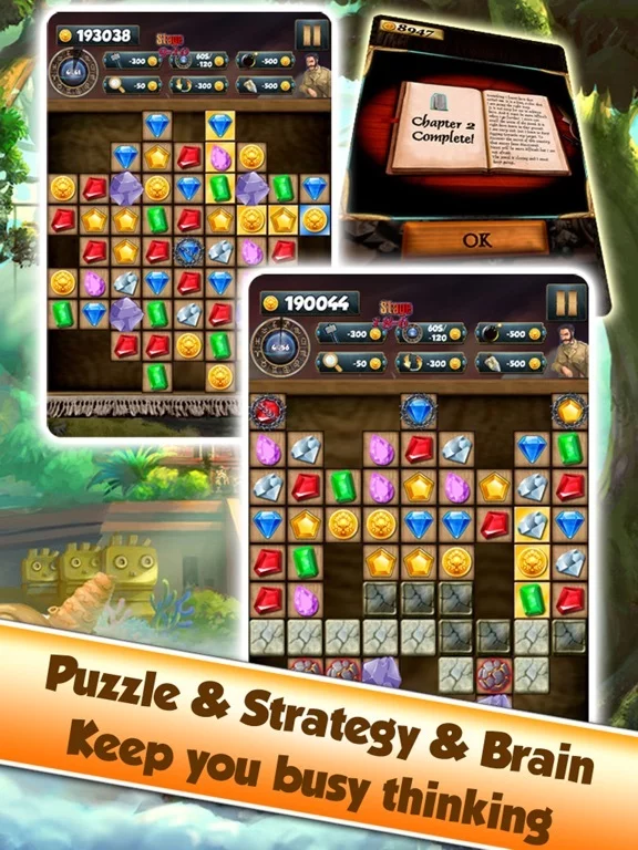 Изображение игры: Jewel Games Quest 2 - Match 3#